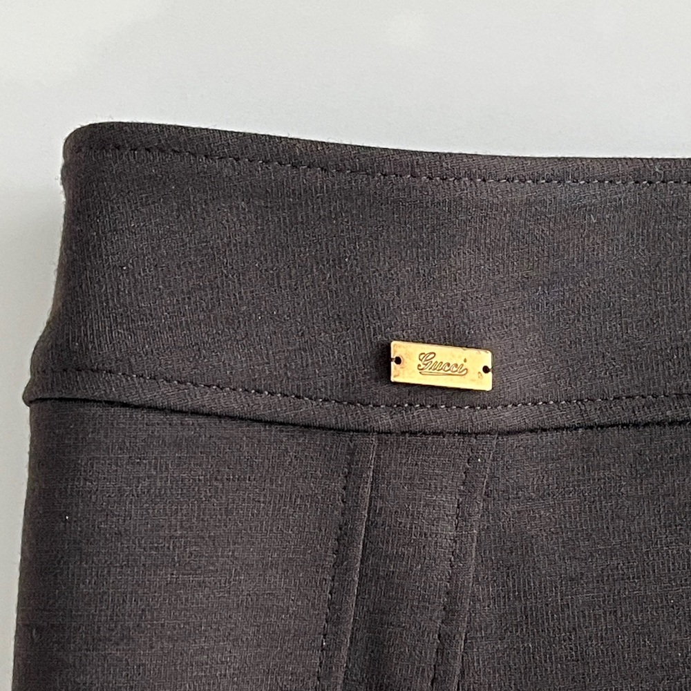 GUCCI Skirt. Gucci Pencil Skirt. Gucci Stretch Knit Side Zip. Wool. NWOT. - Picture 5 of 16